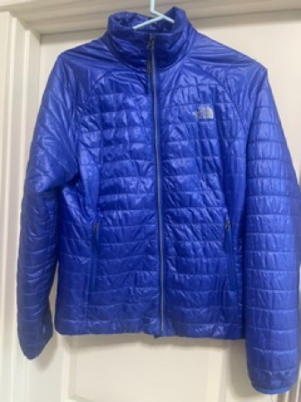 Women's The North Face Puffy Jacket Size: Small Color: Blue Really Nice